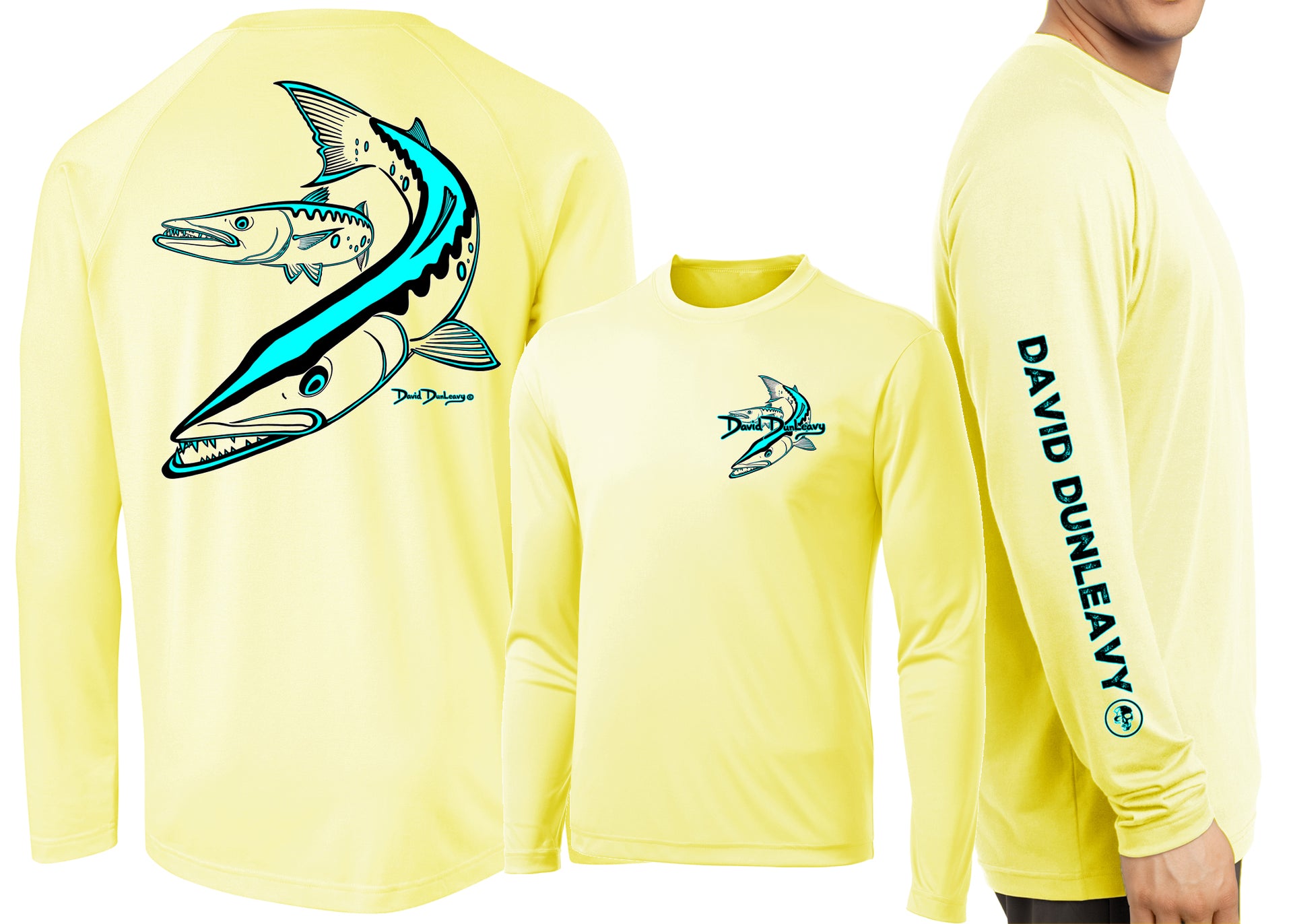 Men’s Performance Barracuda Deco Long Sleeve - Dunleavyapparel