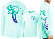 Men’s Performance Leatherback Sea Turtle Deco Long Sleeve - Dunleavyapparel