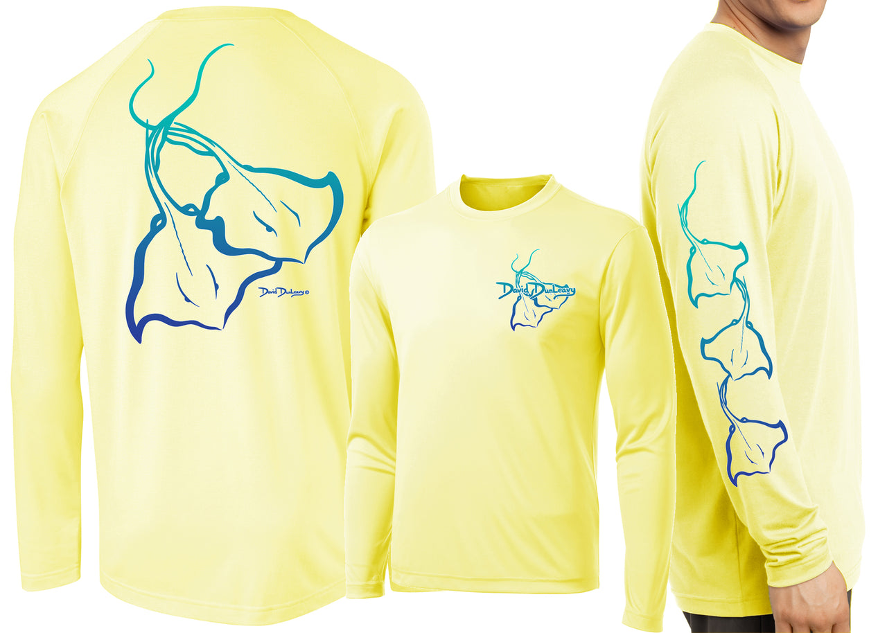 Men’s Performance Dive Rays Deco Long Sleeve - Dunleavyapparel