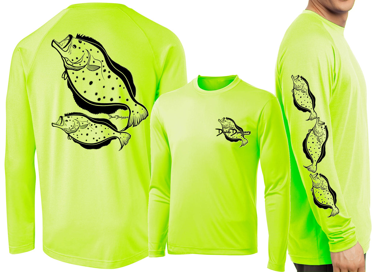 Men’s Performance Flounder Deco Long Sleeve - Dunleavyapparel