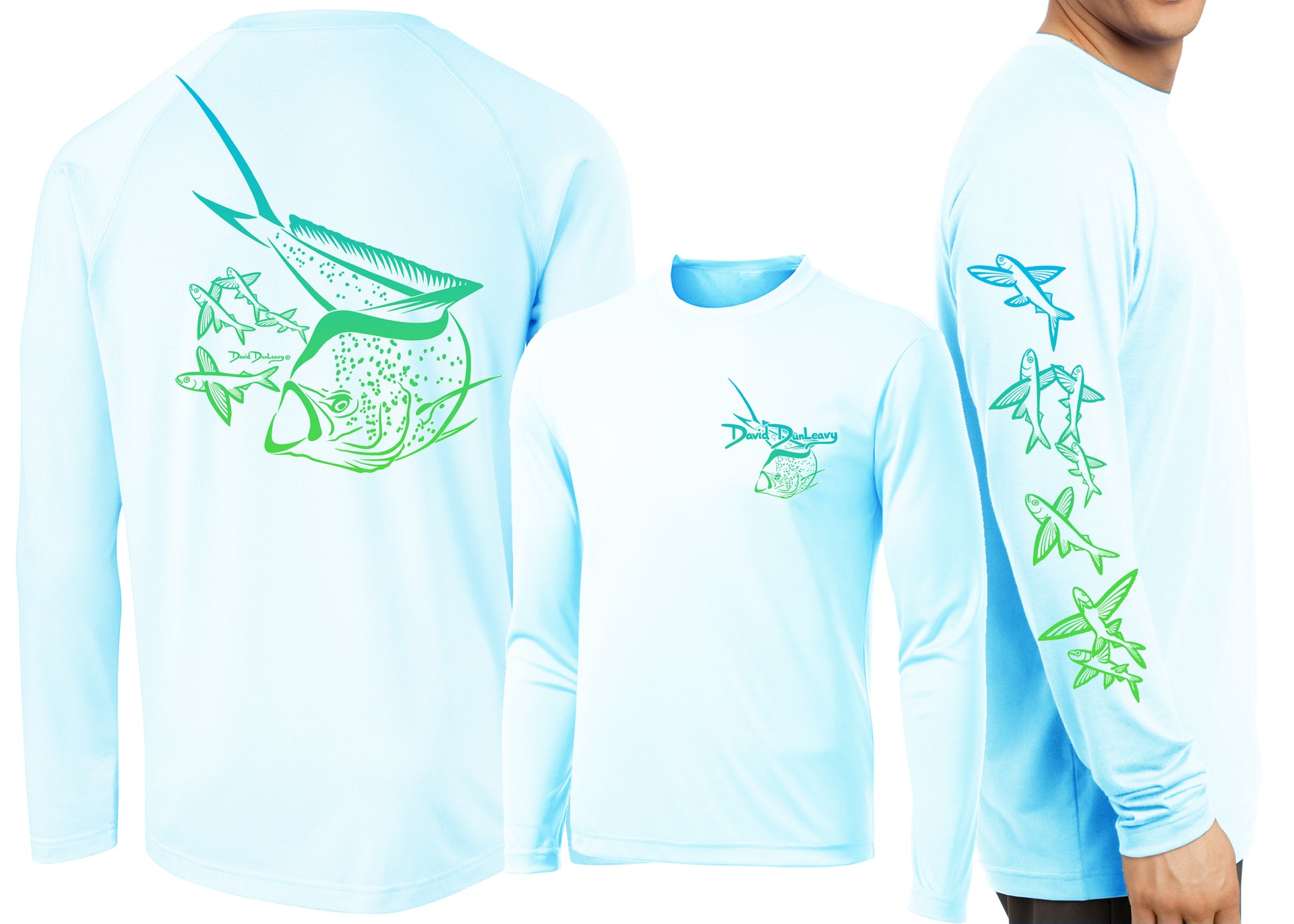 Men’s Performance Mahi Mahi Deco Long Sleeve - Dunleavyapparel