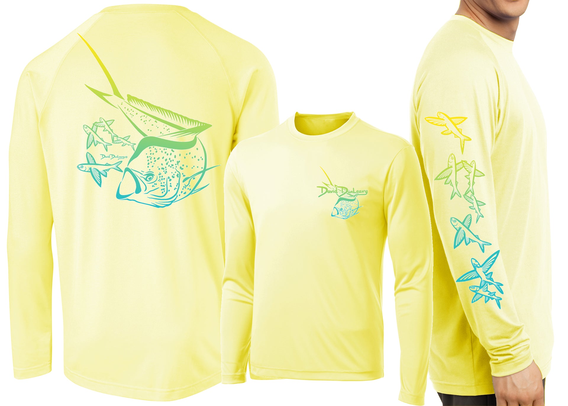 Men’s Performance Mahi Mahi Deco Long Sleeve - Dunleavyapparel