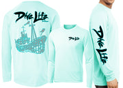 Men’s Performance Dive Life Ship Wreck Long Sleeve - Dunleavyapparel