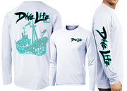 Men’s Performance Dive Life Ship Wreck Long Sleeve - Dunleavyapparel