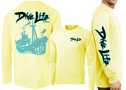 Men’s Performance Dive Life Ship Wreck Long Sleeve - Dunleavyapparel