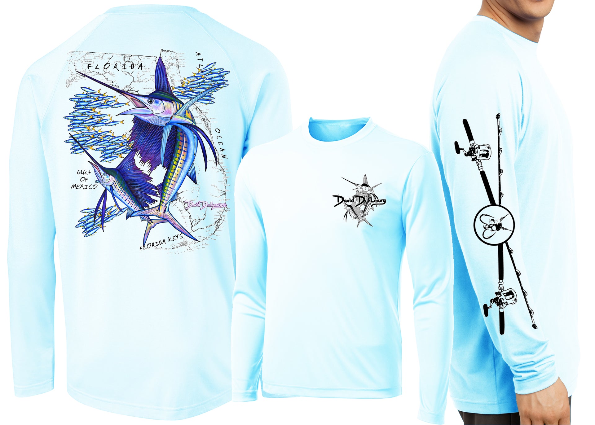 Men’s Performance Sailfish Long Sleeve - Dunleavyapparel