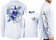 Men’s Performance Sailfish Long Sleeve - Dunleavyapparel