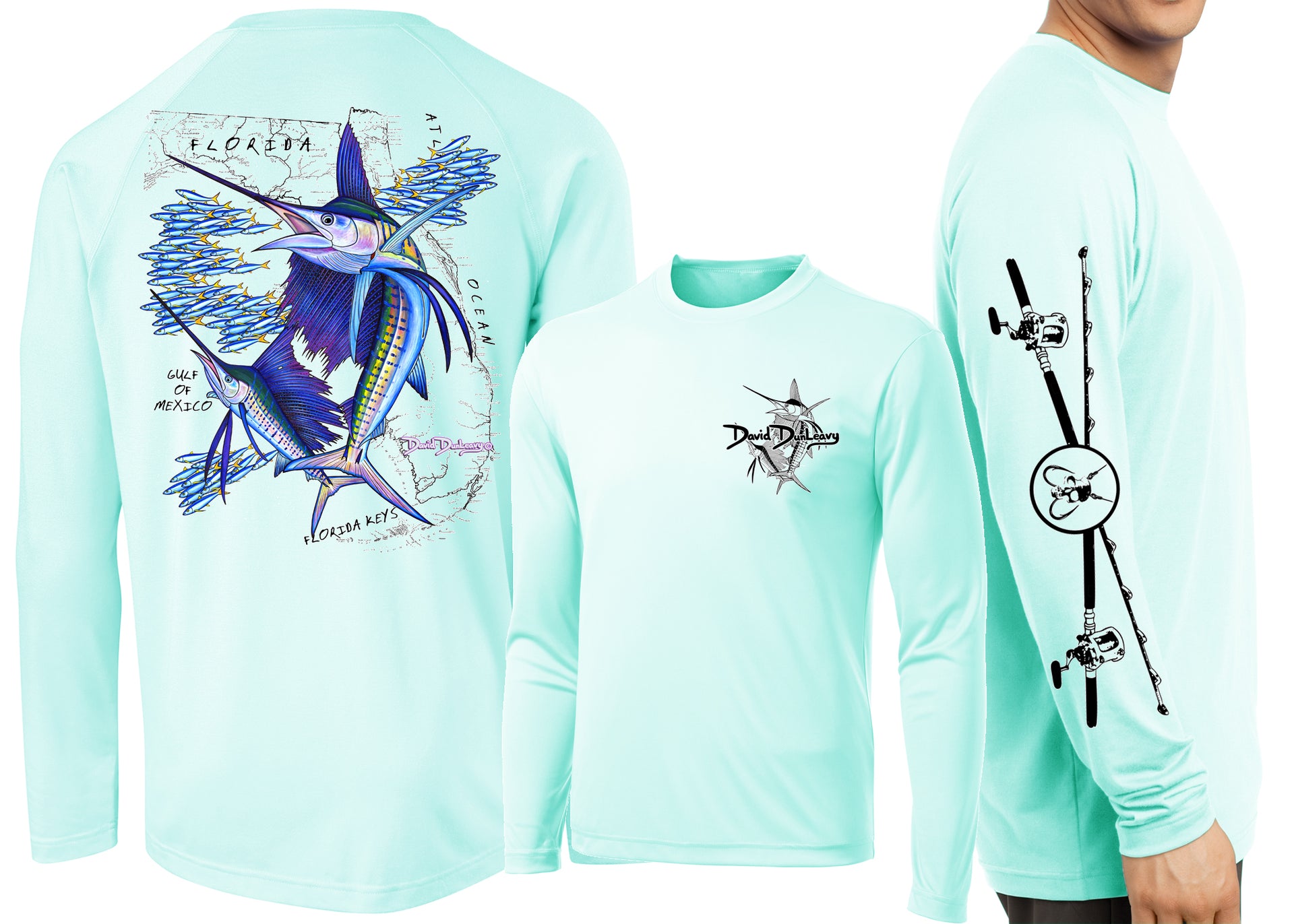 Men’s Performance Sailfish Long Sleeve - Dunleavyapparel