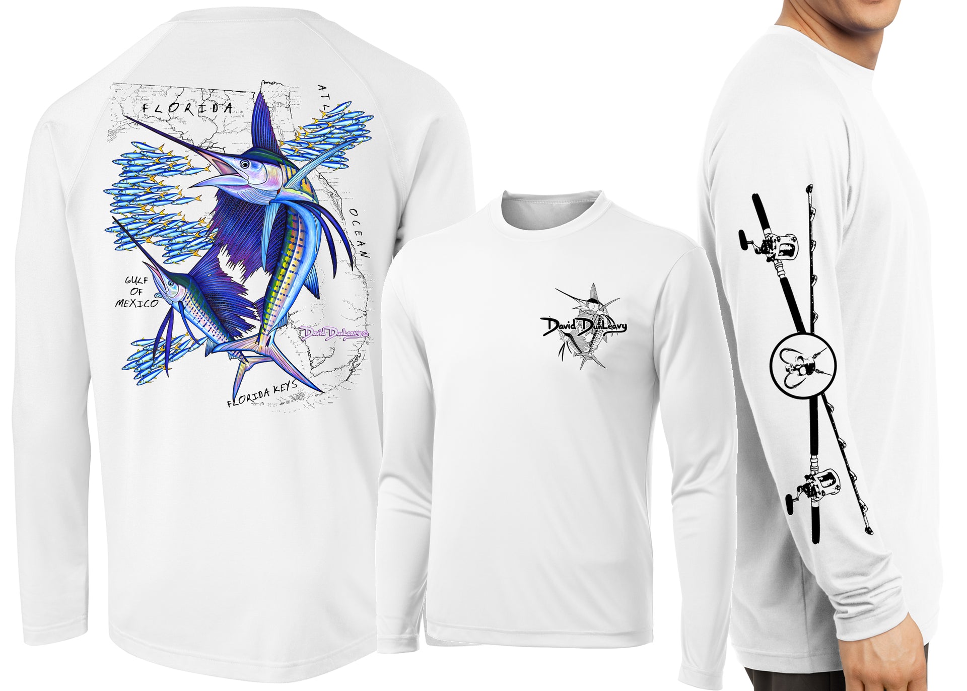 Men’s Performance Sailfish Long Sleeve - Dunleavyapparel
