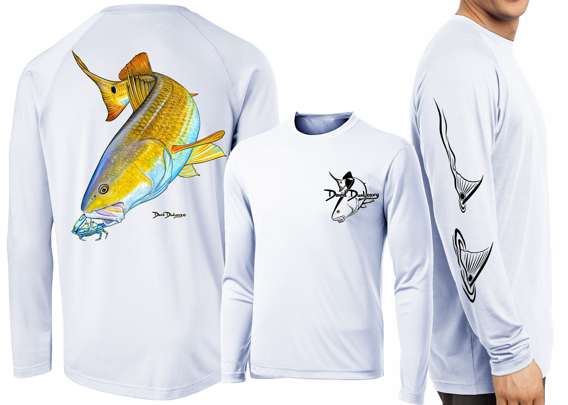 Men’s Performance Redfish Long Sleeve - Dunleavyapparel