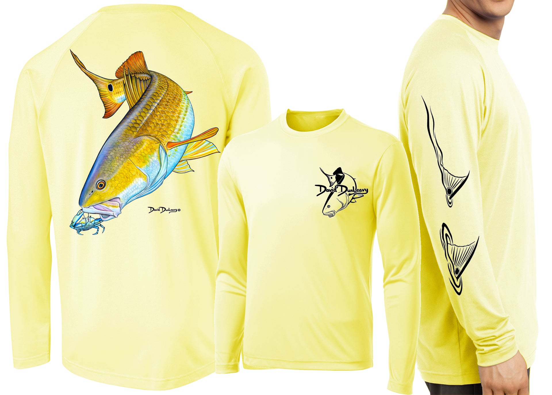 Men’s Performance Redfish Long Sleeve - Dunleavyapparel