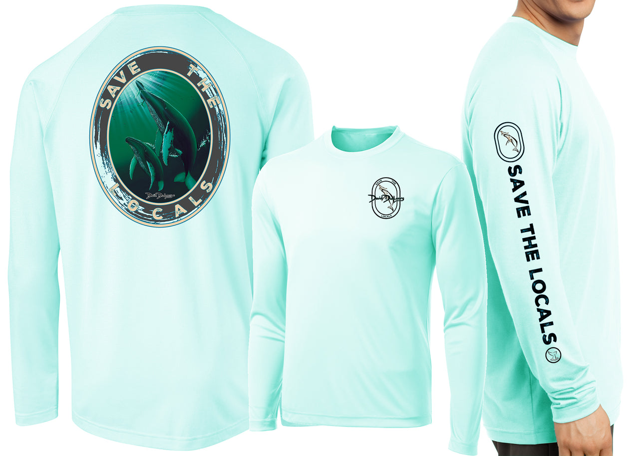Men’s Performance Save The Locals Humpbacks Long Sleeve