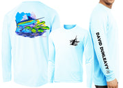 Men’s Performance Blue Strike Long Sleeve - Dunleavyapparel