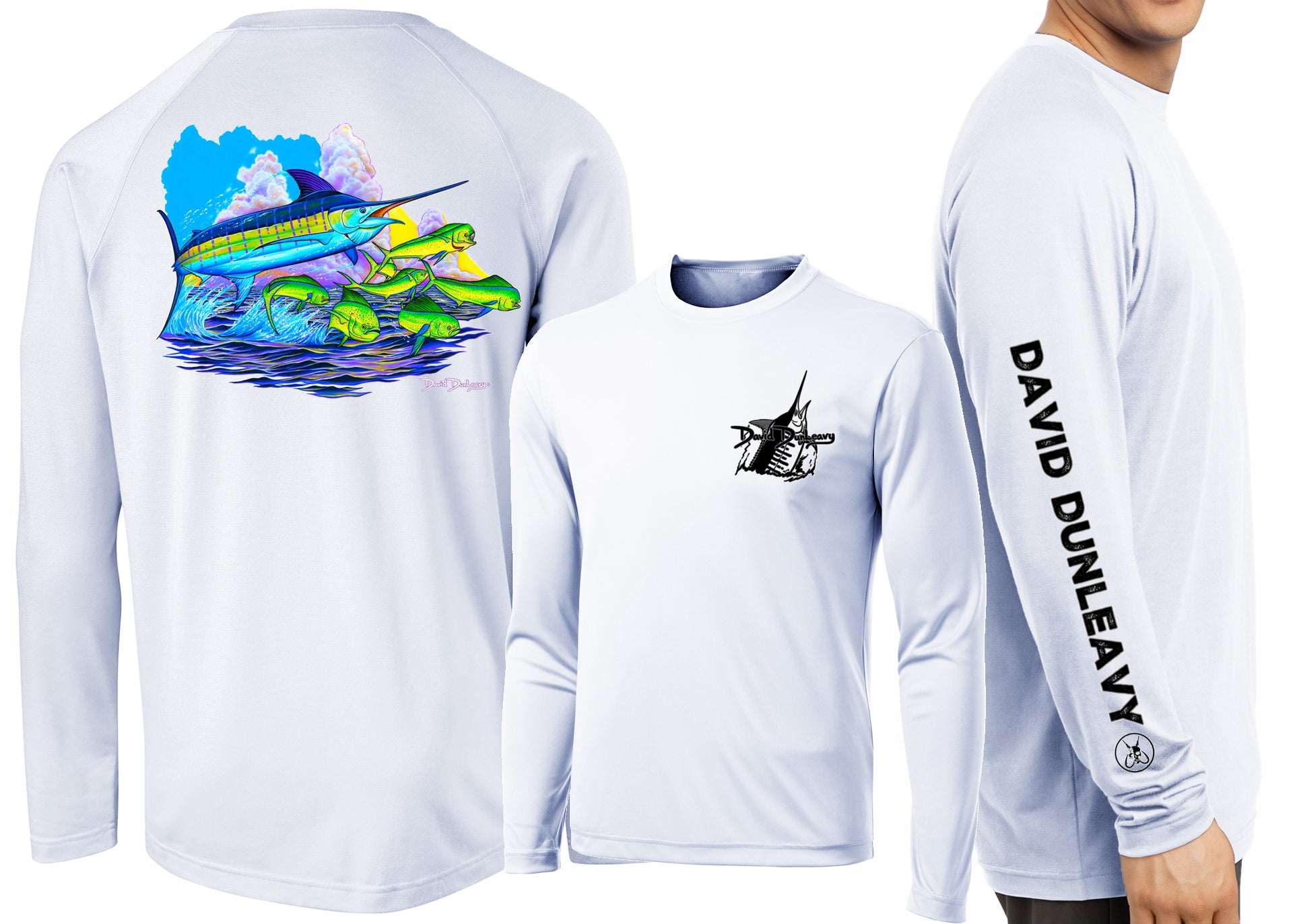 Men’s Performance Blue Strike Long Sleeve - Dunleavyapparel