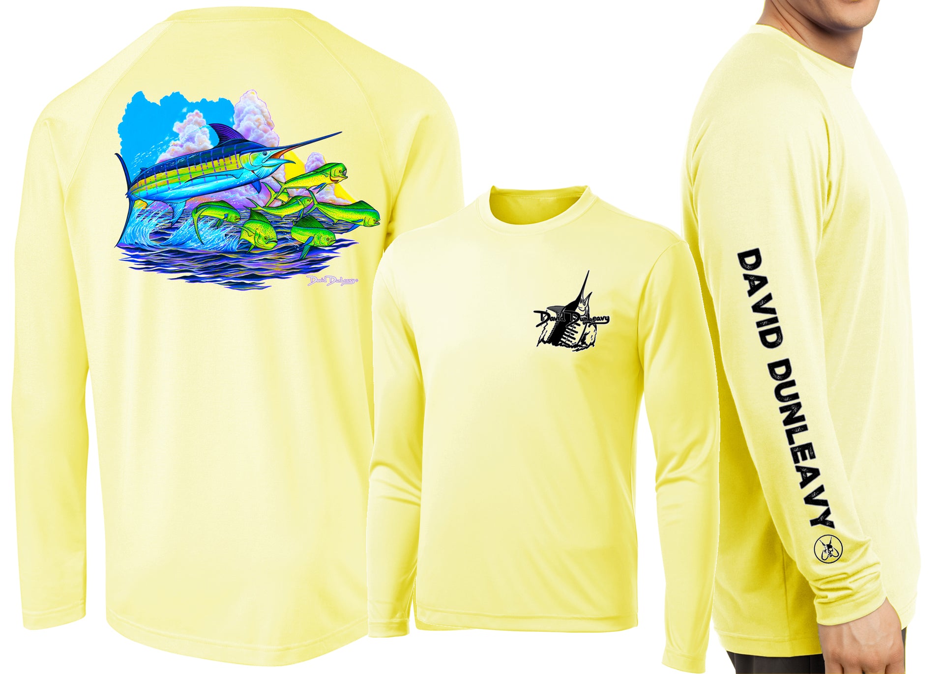 Men’s Performance Blue Strike Long Sleeve - Dunleavyapparel