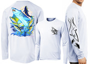 Men’s Performance Mako Shark Long Sleeve - Dunleavyapparel