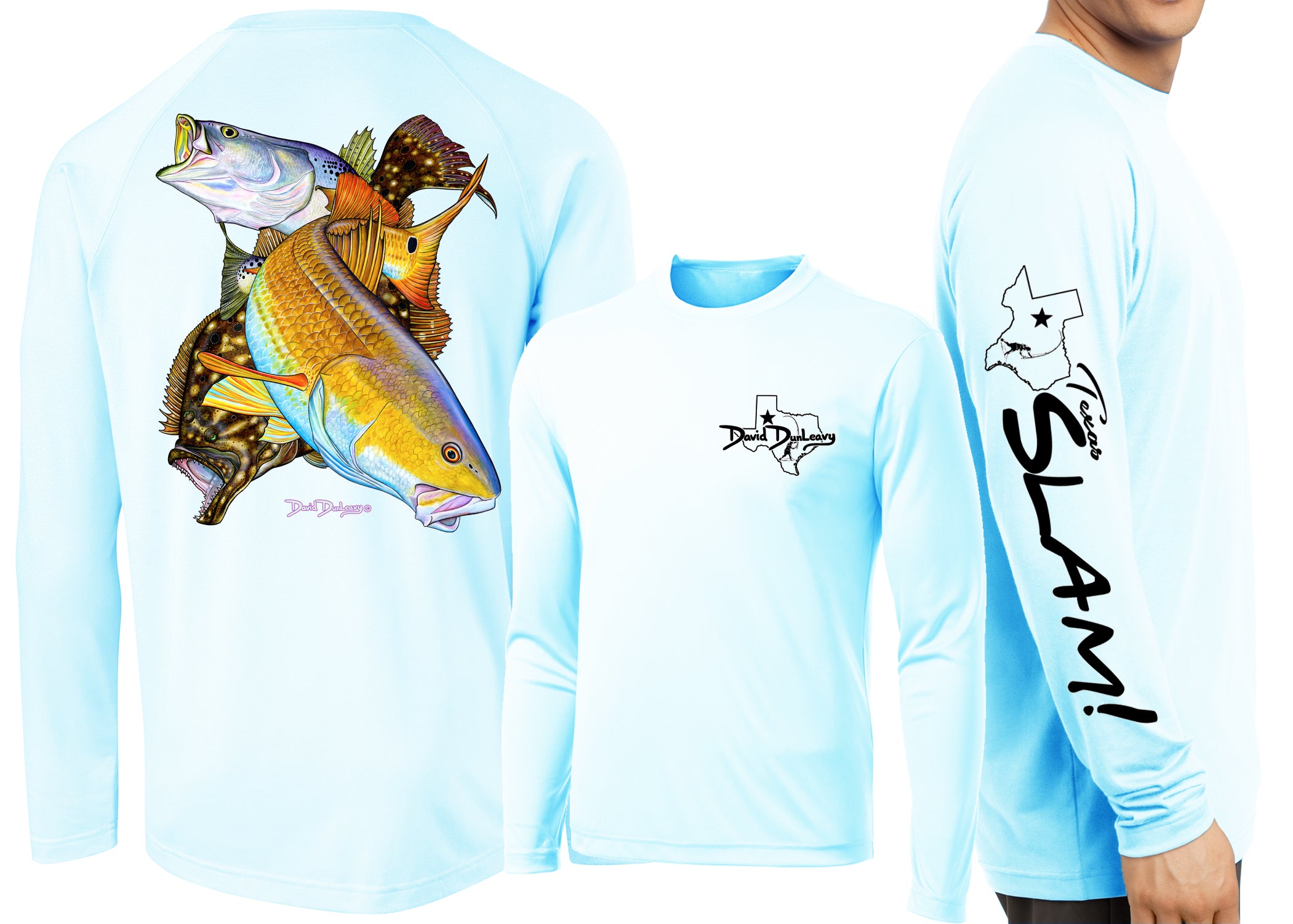 World Wide Sportsman Sublimated Fish Graphic Long-Sleeve T-Shirt for Men