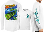 Men’s Performance Mahi Pot Life Long Sleeve - Dunleavyapparel