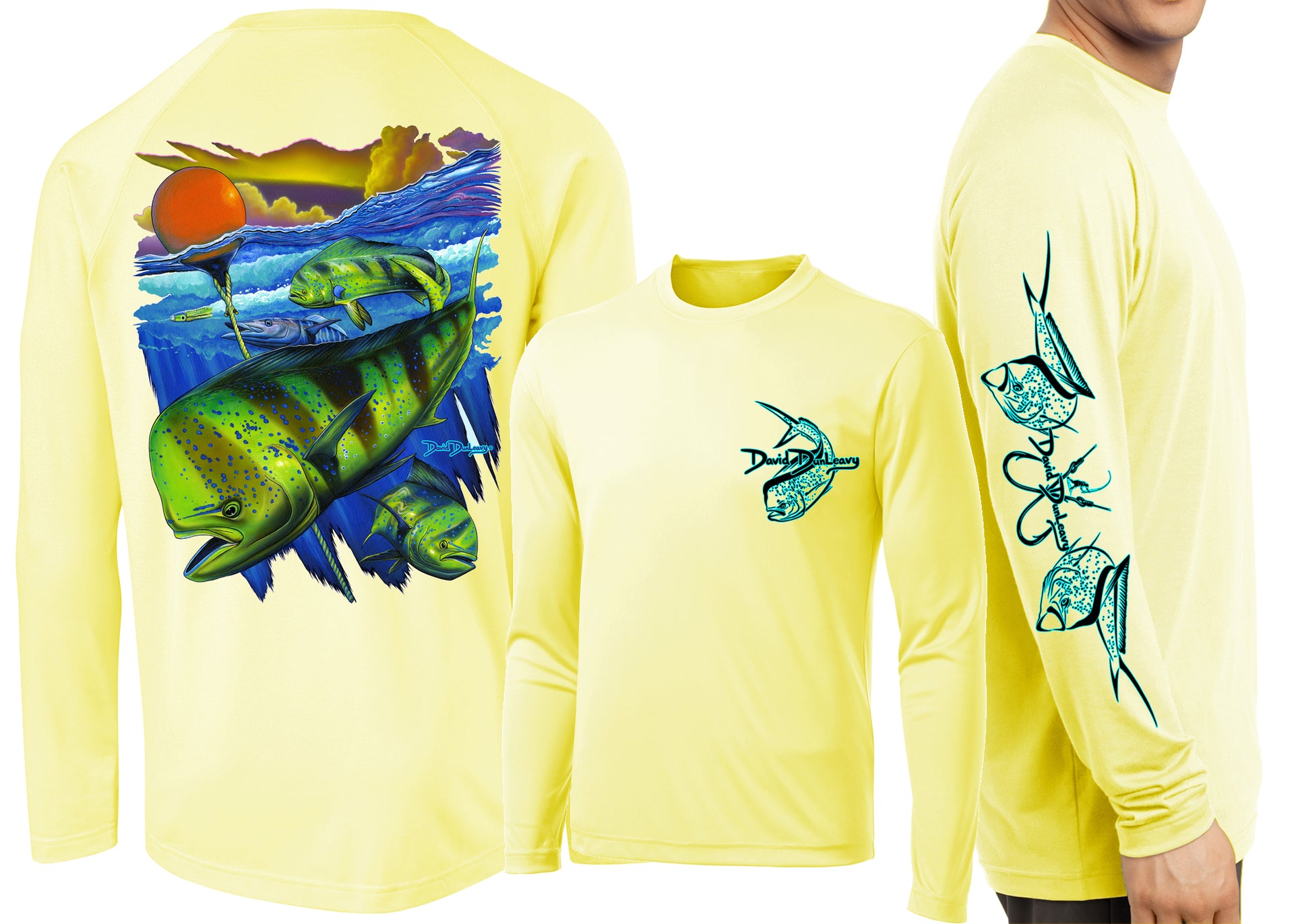 Men’s Performance Mahi Pot Life Long Sleeve - Dunleavyapparel