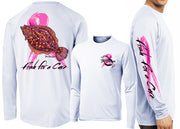 Men’s Performance Fish For A Cure Long Sleeve - Dunleavyapparel