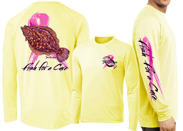 Men’s Performance Fish For A Cure Long Sleeve - Dunleavyapparel