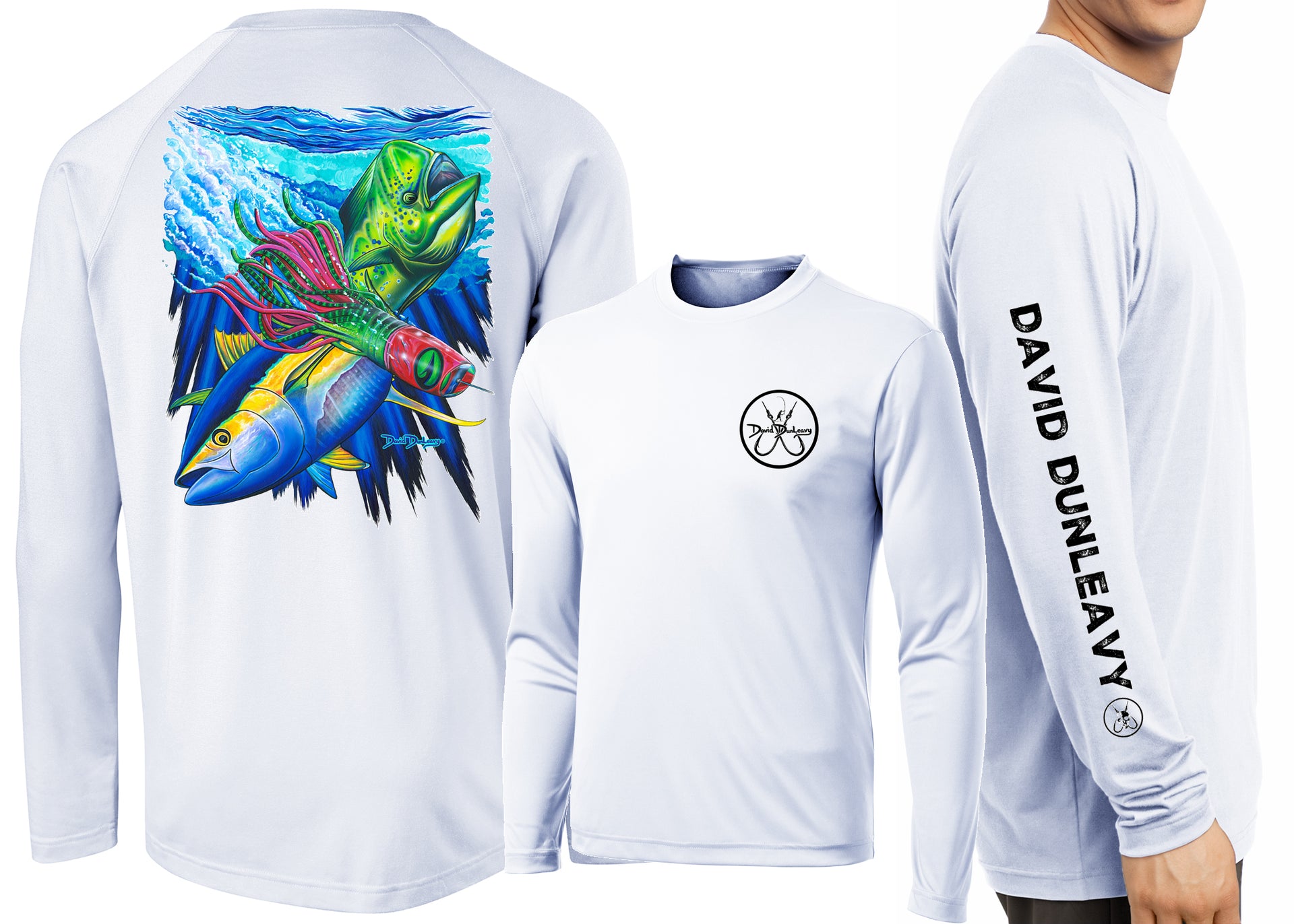 Men’s Performance Mahi, Tuna, Lure Long Sleeve - Dunleavyapparel