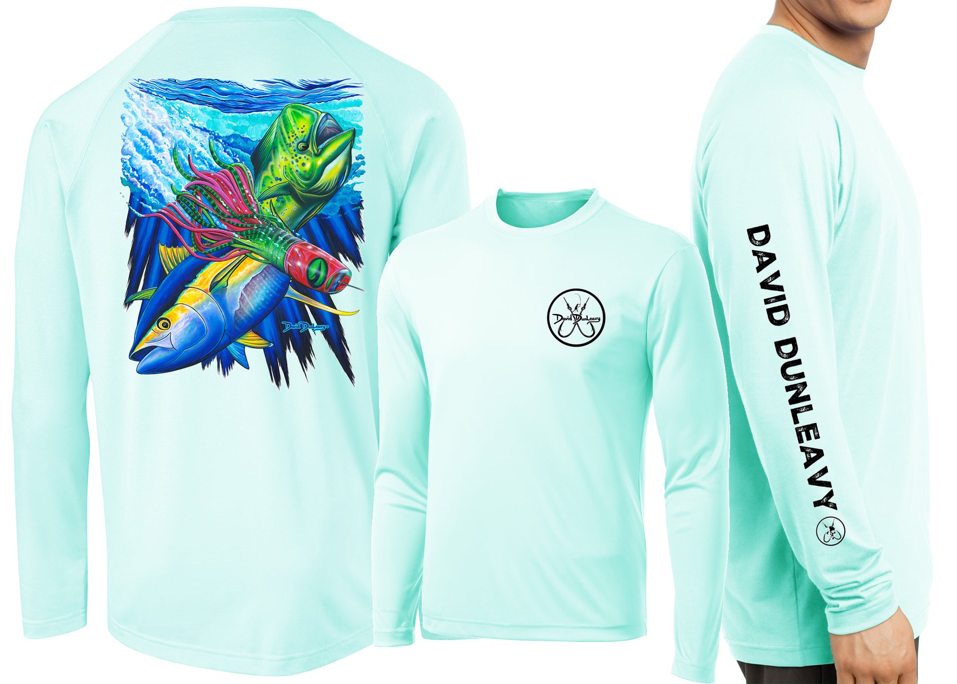Men’s Performance Mahi, Tuna, Lure Long Sleeve - Dunleavyapparel