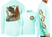 Men’s Performance Flounder Reef Long Sleeve - Dunleavyapparel