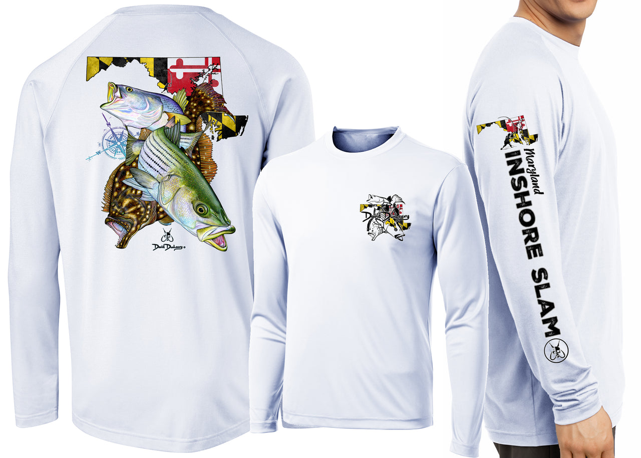 Men’s Performance Maryland Inshore Slam Long Sleeve - Dunleavyapparel