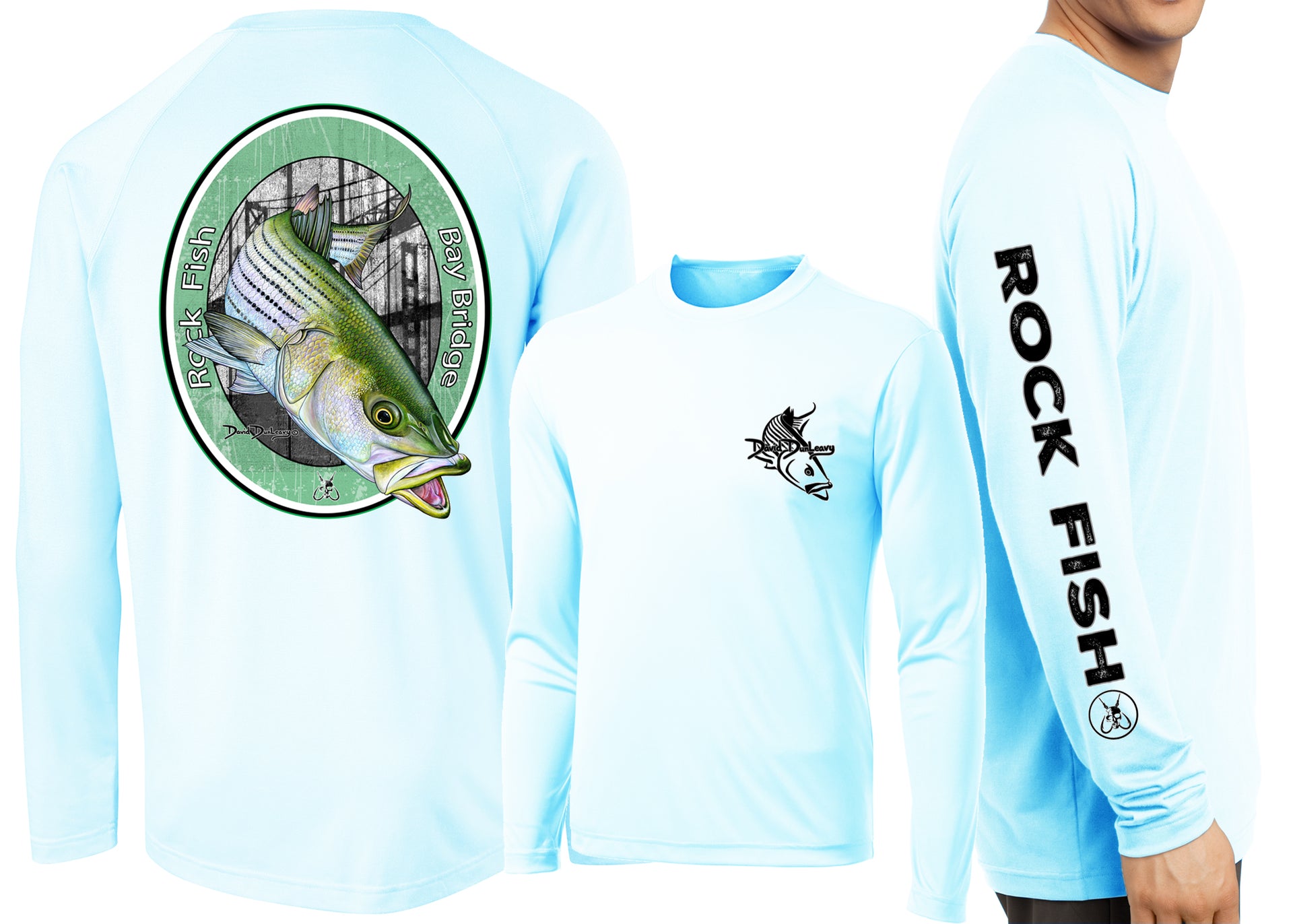 Men’s Performance Bay Bridge Rockfish Long Sleeve - Dunleavyapparel