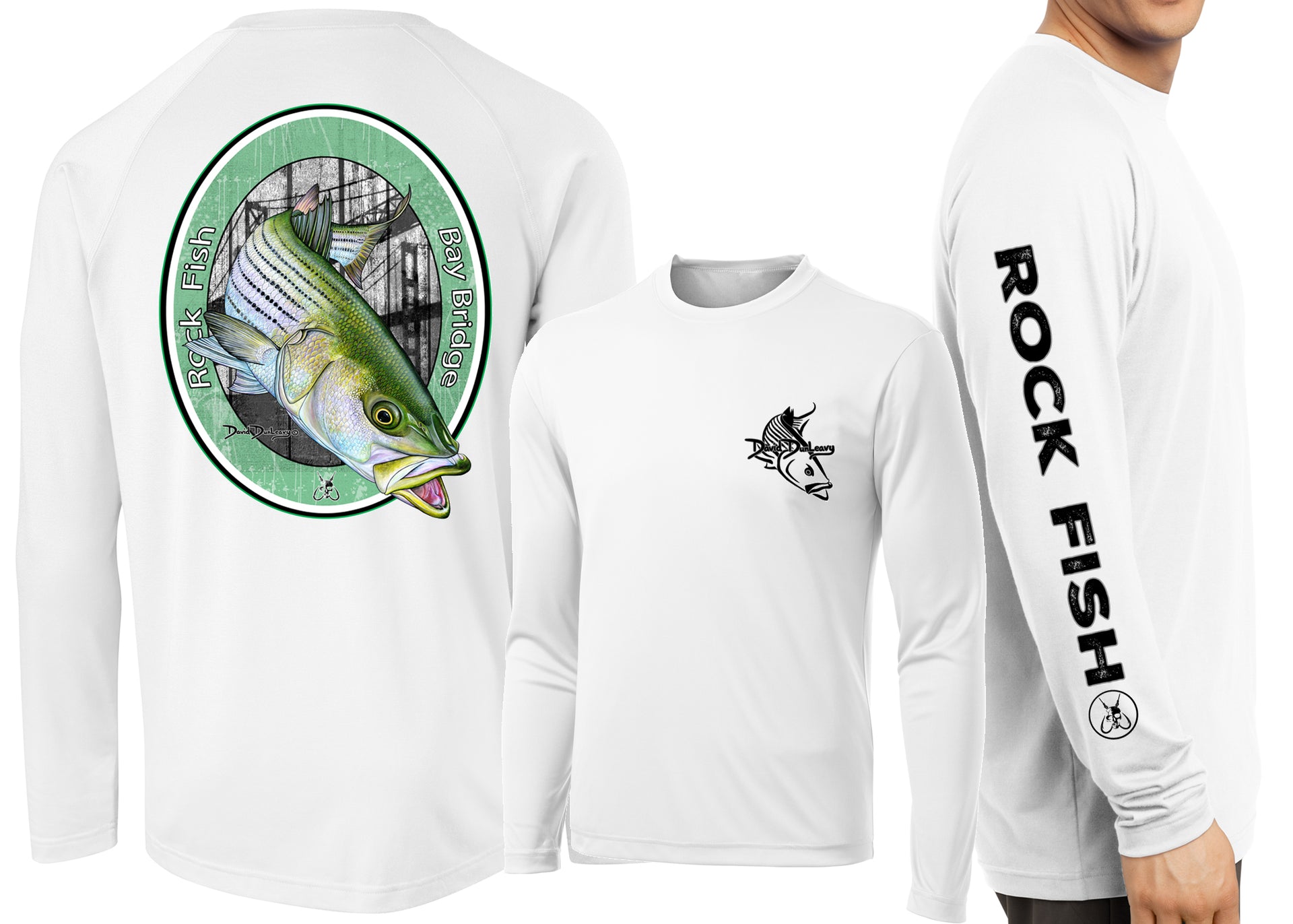 Men’s Performance Bay Bridge Rockfish Long Sleeve - Dunleavyapparel