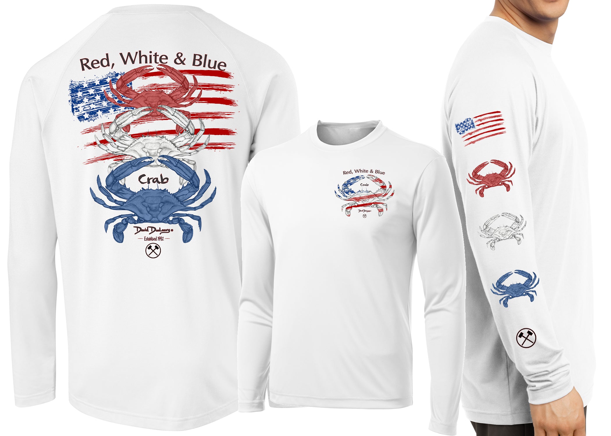 DMW8063Red_White_BlueCrabWhite
