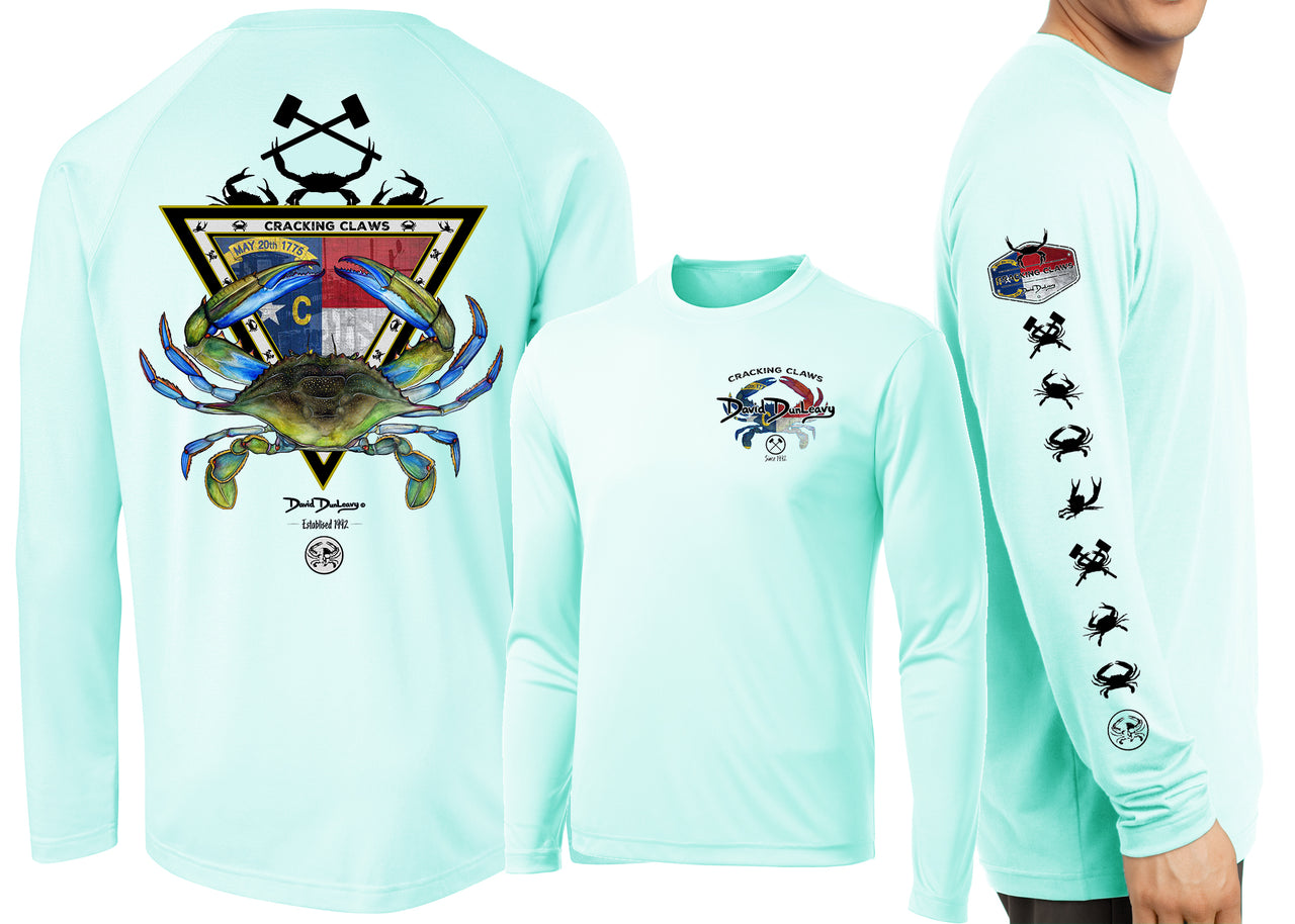 Men’s Performance North Carolina Blue Crab Long Sleeve
