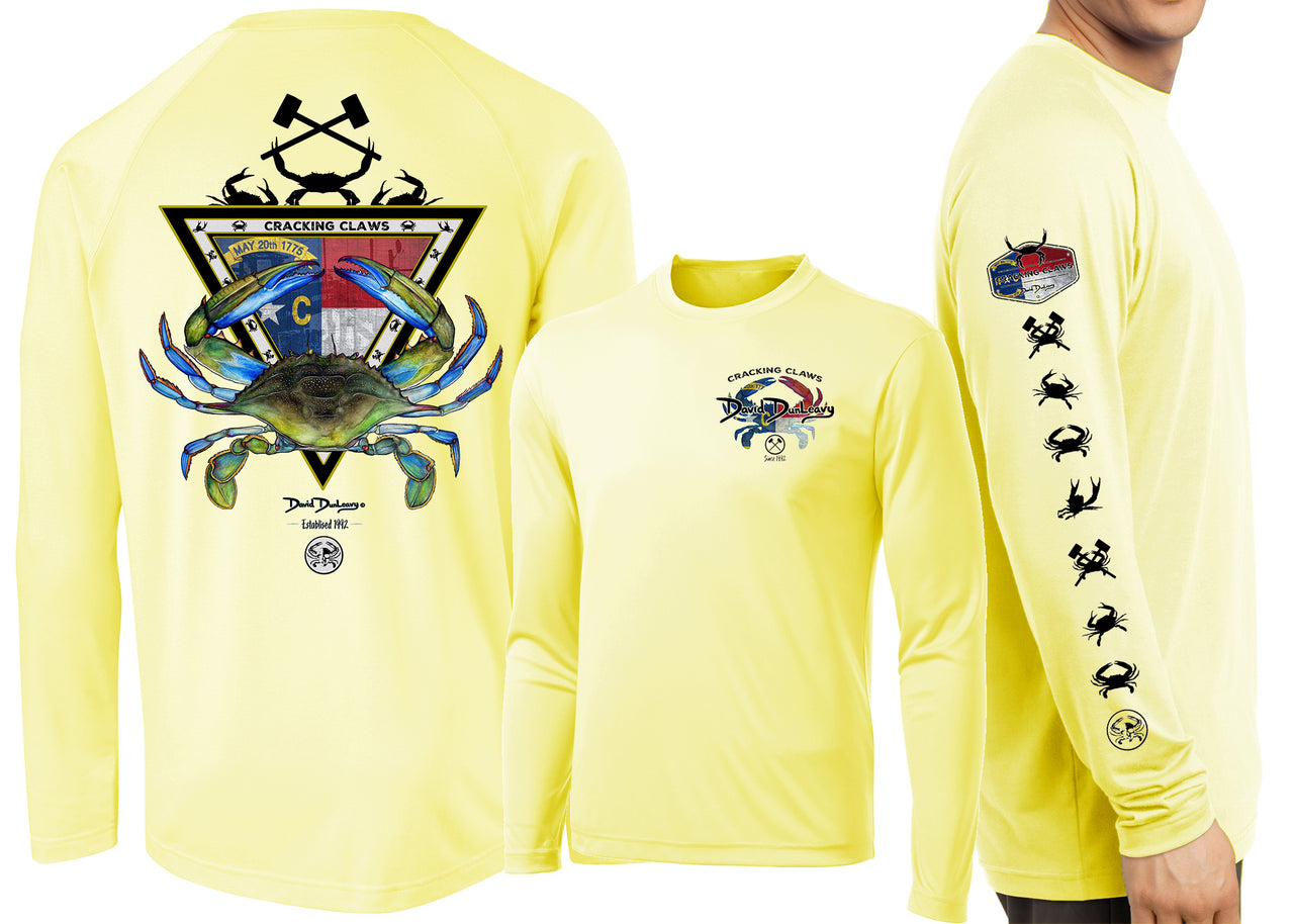 Men’s Performance North Carolina Blue Crab Long Sleeve