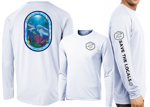 Men’s Performance Save The Locals Dolphins Long Sleeve