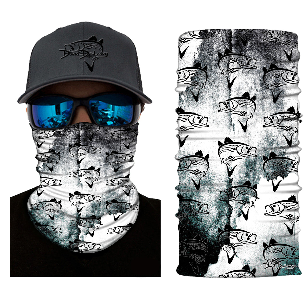 Striper Deco Face and Neck Gaiter - Dunleavyapparel