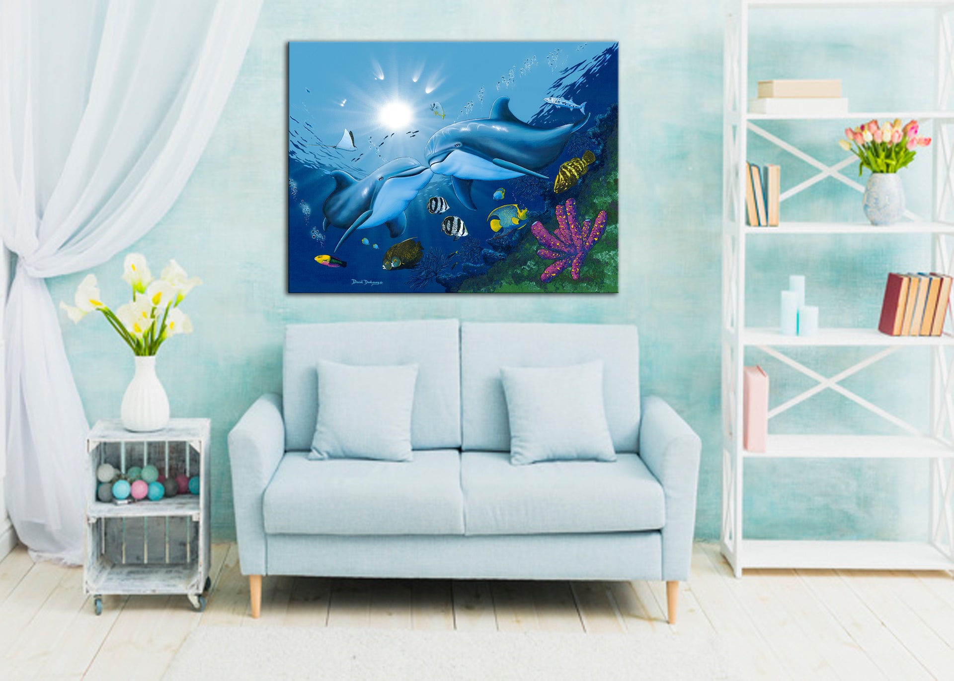 Kissing Dolphins - Dunleavyapparel