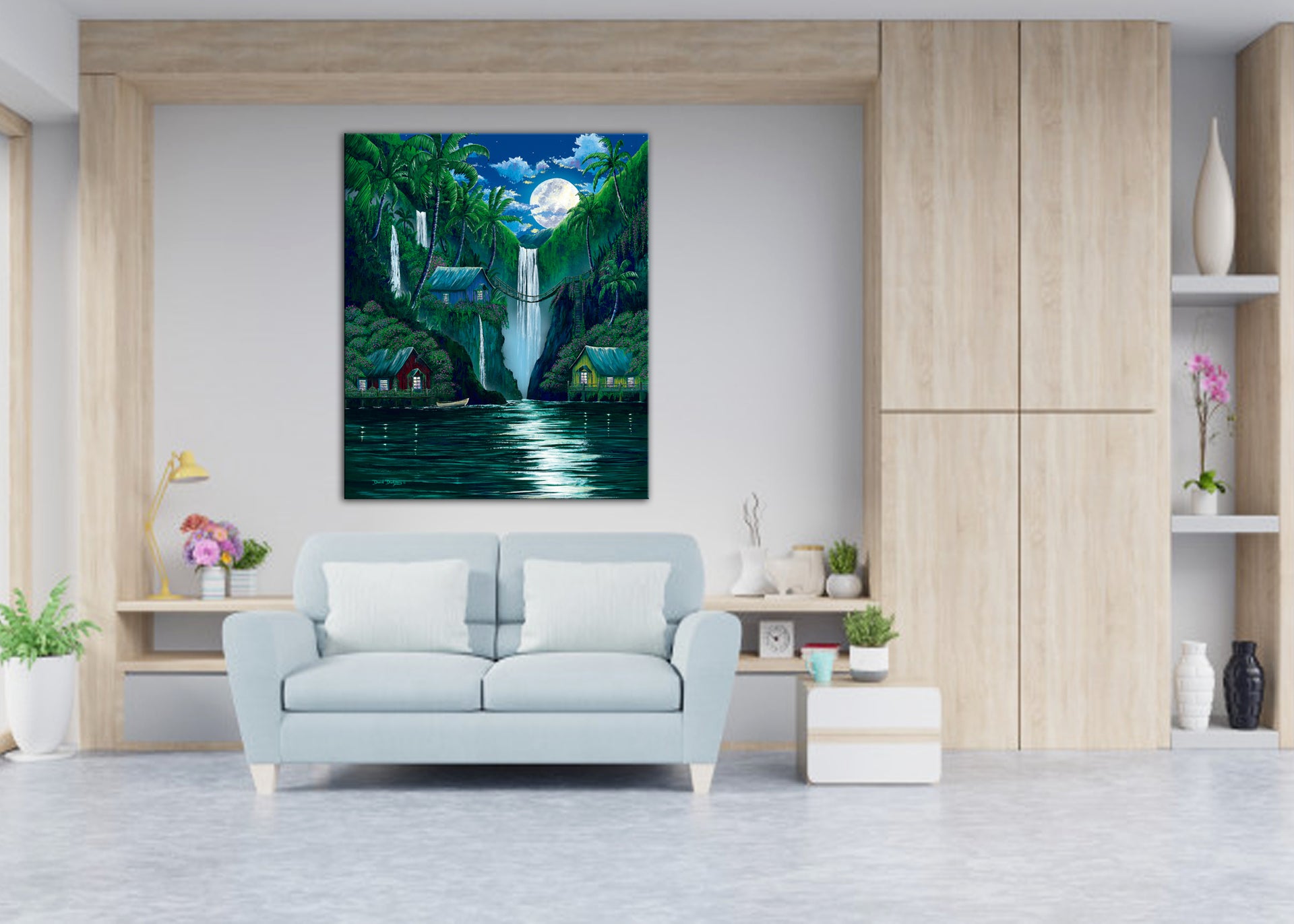 Moon over the Falls - Dunleavyapparel