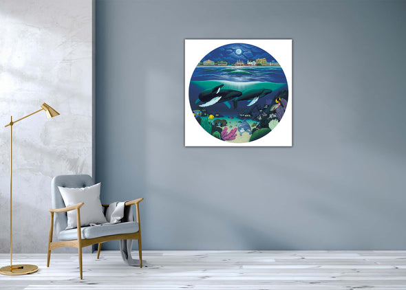 David Dunleavy Angles of the Sea Painting