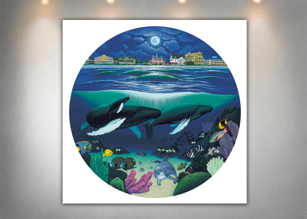 David Dunleavy Angles of the Sea Painting