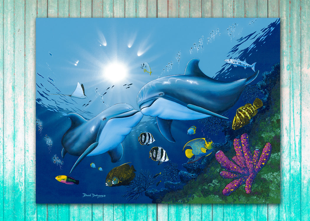 Kissing Dolphins - Dunleavyapparel