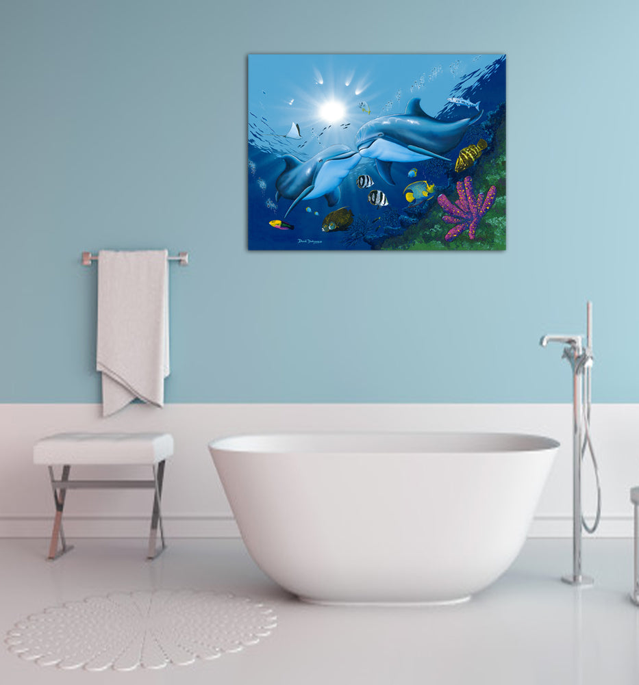 Kissing Dolphins - Dunleavyapparel