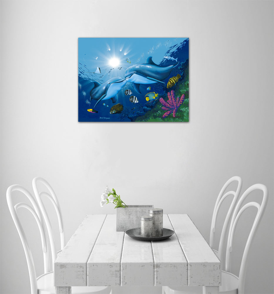 Kissing Dolphins - Dunleavyapparel