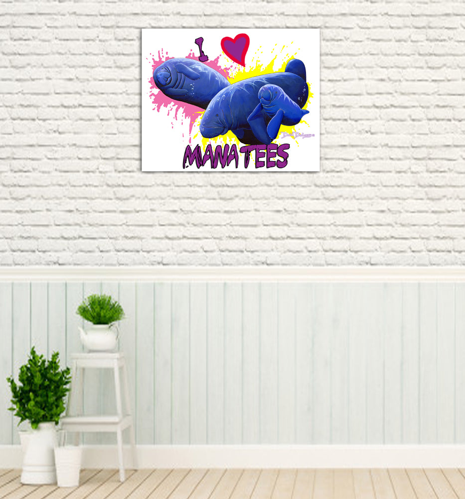 I Heart Manatees - Dunleavyapparel